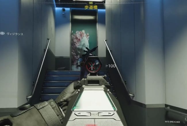 COD BO7のM10 BREACHERのアイアンサイト